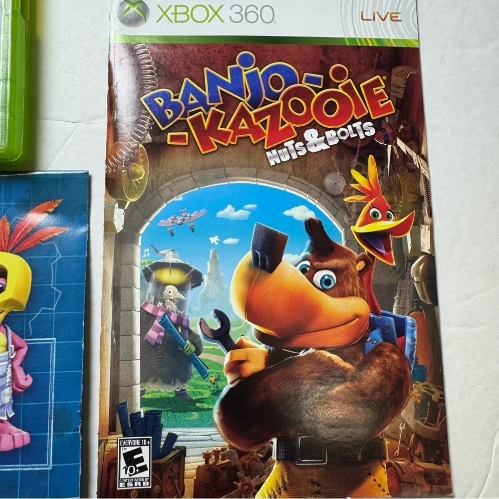 Microsoft Xbox 360 Banjo Kazooie Nuts & Bolts Video Game CIB